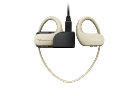 Kopfhörer mit integriertem Mp3-Player SONY NW-WS413 Kopfhörer mit  integriertem Mp3-Player (4 GB, Creme) | MediaMarkt