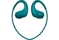 SONY NW-WS413L - Kopfhörer mit internem Speicher (4 GB, Blau)
