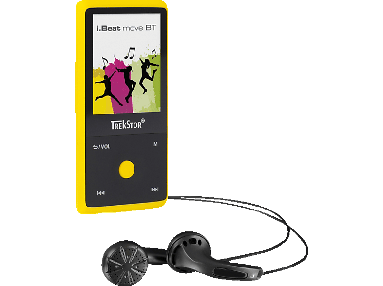 TREKSTOR i.Beat move BT Mp3-Player (8 GB, Gelb) kaufen | SATURN