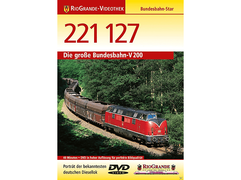 200 große 221 127 DVD - Die Bundesbahn-V