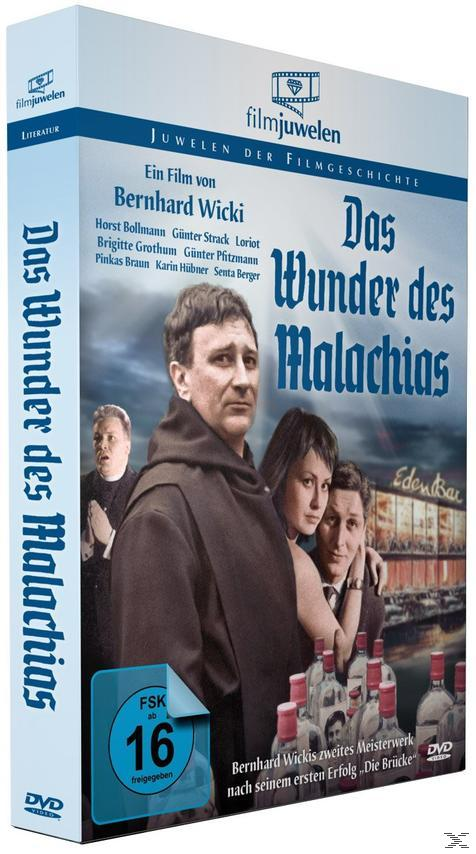 DVD-Hülle von 'Das Wunder des Malachias'. Zeigt Schauspieler und Titeltext auf Deutsch.