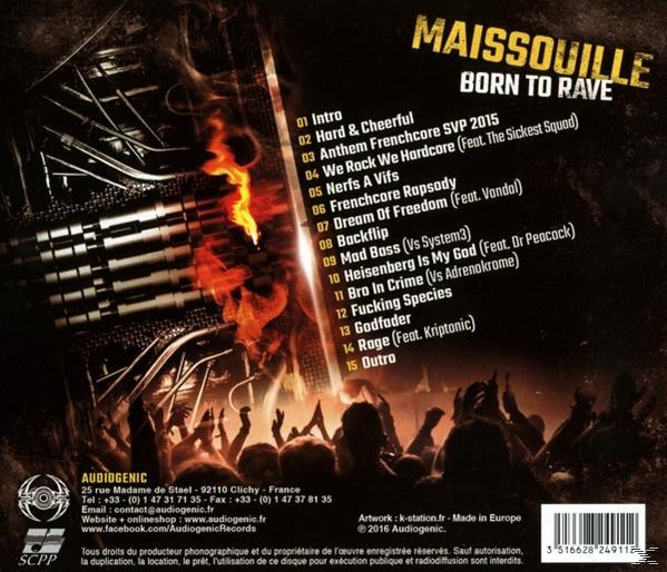 Maissouille - Born To Rave  - (CD)