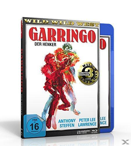 DVD-Box-Art für den Film 'Garrincho'. Das Cover zeigt eine dynamische Illustration von Figuren in Aktion.