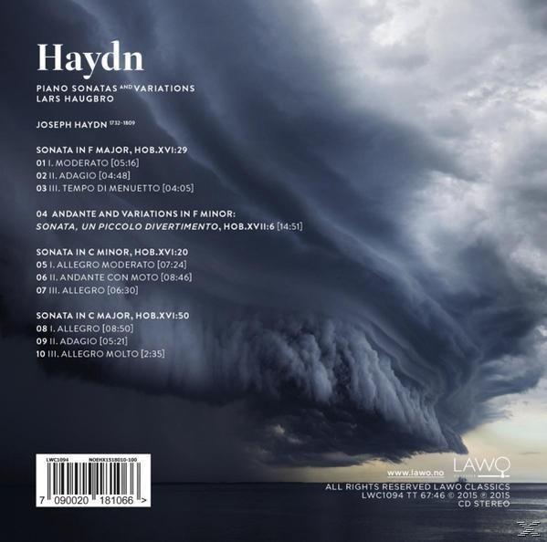 Lars Haugbro - Piano Sonatas And Variations  - (CD)