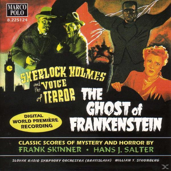 Filmposter für 'Sherlock Holmes and the Voice of Terror' und 'Ghost of Frankenstein'.