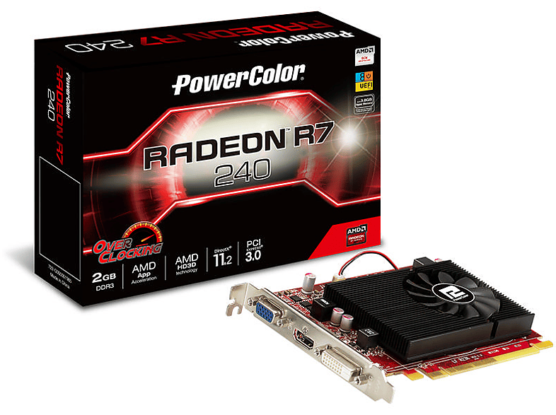 POWERCOLOR R7 240 2GB GDDR3 128 Bit PCI-Express 3.0 Ekran Kartı Fiyat ...