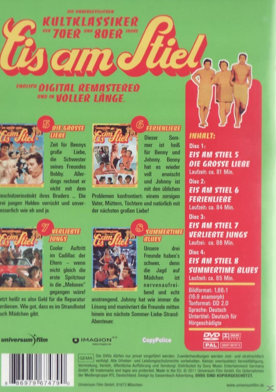 DVD-Cover mit einer Gruppe von Männern in orangefarbenen Hemden.