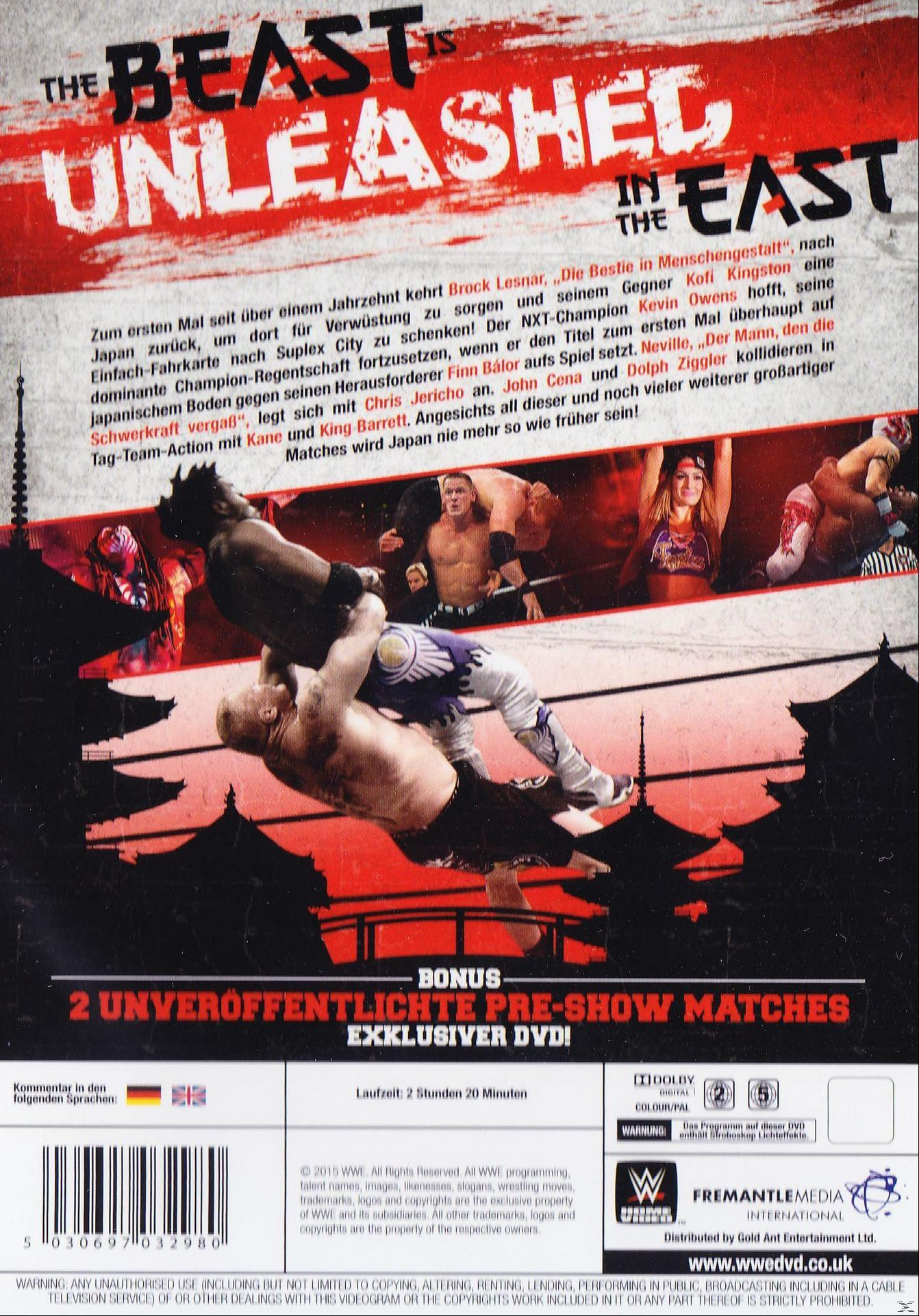 Wrestling-DVD-Cover. Zwei Wrestler in Aktion, mit Text darüber.