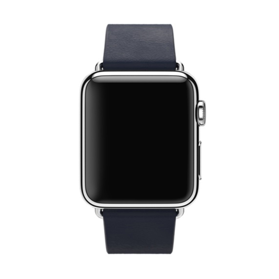 APPLE MJ5C2, Lederarmband, Mitternachtsblau