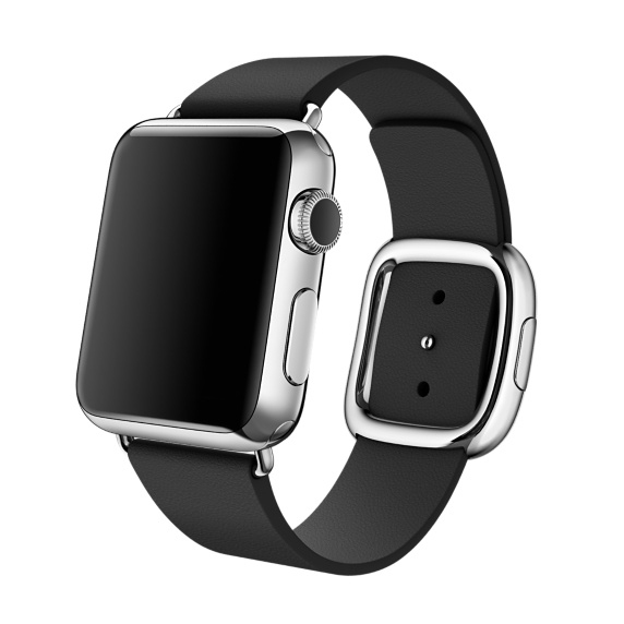 APPLE MJY72, Lederarmband, Schwarz