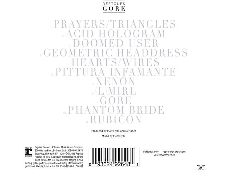 Thumbnail - Deftones - Gore (CD)