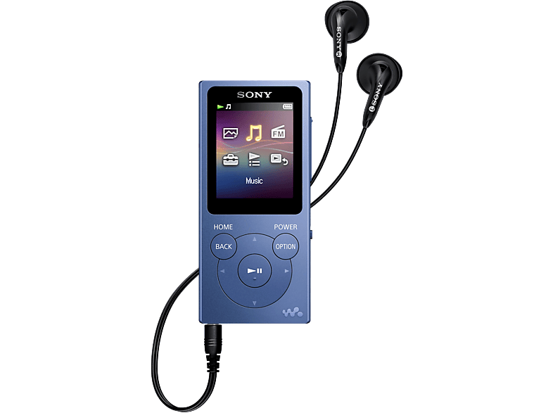 SONY MP3-speler 8 GB Blauw (NWE394L.CEW)