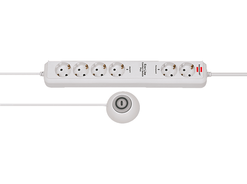 BRENNENSTUHL 1159560216 Eco-Line Comfort Switch Plus Steckdosenleiste