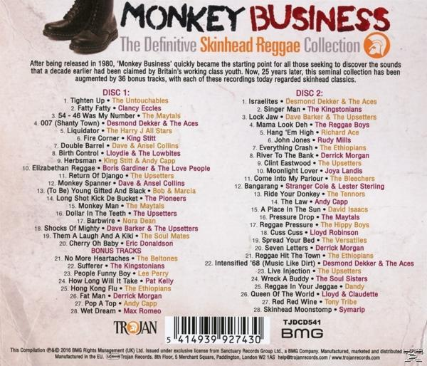 VARIOUS - Monkey Business: Definitive Skinhead Reggae Coll.  - (CD)