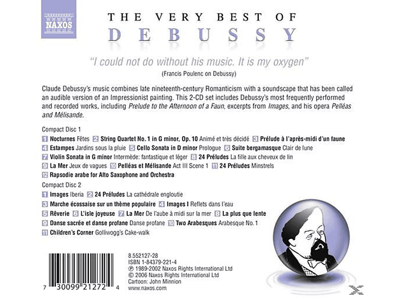 Thumbnail - VARIOUS - Best Of Debussy,Very (CD)