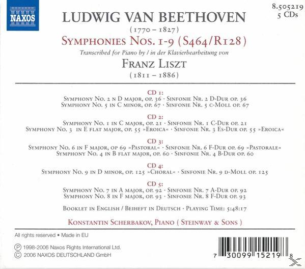 Konstantin Scherbakov - Sinfonien 1-9  - (CD)