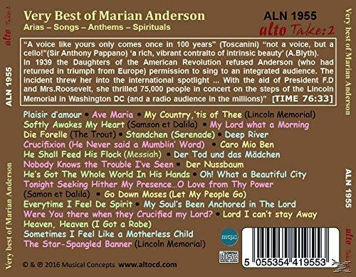 Marian Anderson, VARIOUS - Softly Awakes My Heart-Marian Anderson  - (CD)
