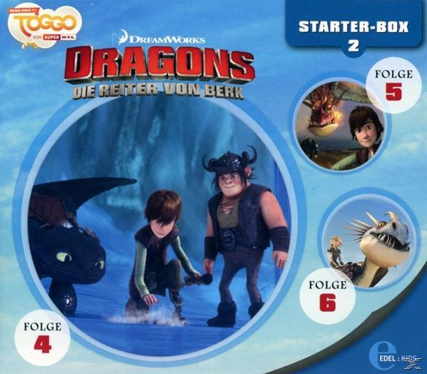 DVD-Cover: Zeichentrickfiguren von Drachenzähmen leicht gemacht vorne.