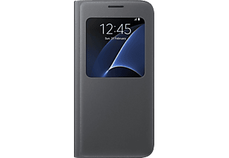 SAMSUNG S View Cover EF-CG930, per Galaxy S7, nero - Custodia per smartphone (Adatto per modello: Samsung Galaxy S7)