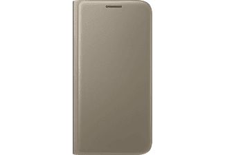 SAMSUNG SGS7 FLIP WALLET CASE GOLD - Smartphonetasche (Passend für Modell: Samsung Galaxy S7)