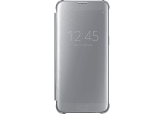 SAMSUNG SGS7E CLEAR VIEW CASE SILVER - Handyhülle (Passend für Modell: Samsung Galaxy S7 Edge)