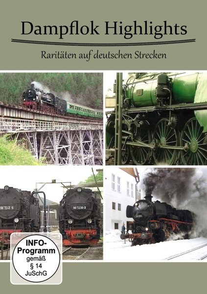 Dampflok Highlights-Raritäten Auf Deutschen Strecken DVD