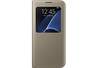 SAMSUNG S View Cover EF-CG935, pour Galaxy S7 edge, or - Sacoche pour smartphone (Convient pour le modèle: Samsung Galaxy S7 Edge)