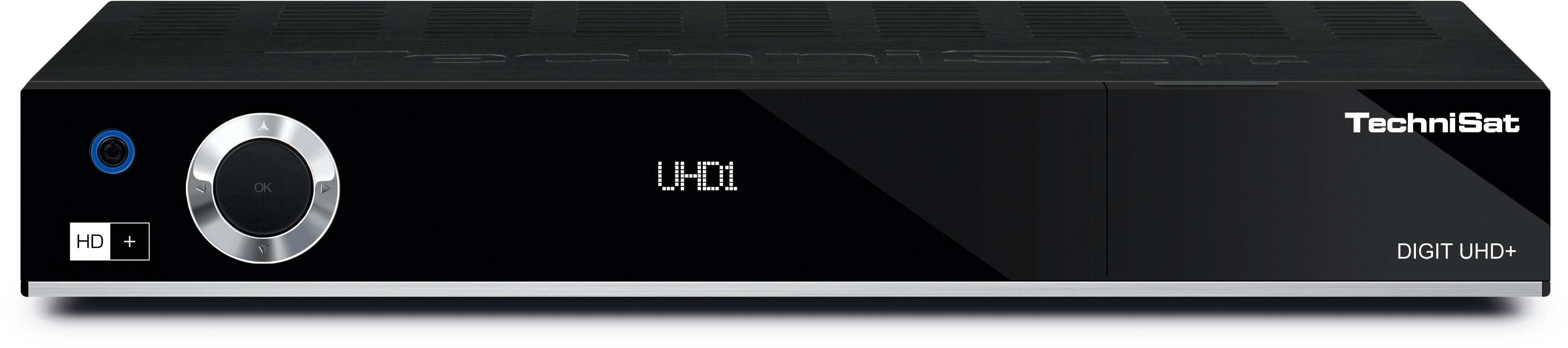 TECHNISAT DIGIT UHD+ Receiver (HDTV, PVR-Funktion, Twin Tuner, HD+ Karte inklusive, DVB-T2 HD, DVB-C, DVB-S, DVB-S2, Schwarz)
