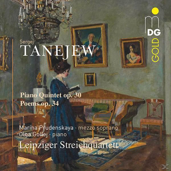 Olga Gollej, Marina Prudenskaya, Leipziger Streichquartett - Klavierquintett Op.30, Poem Op.34  - (CD)