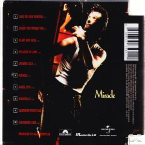 CD-Cover: Ein Mann in einem Tanktop ist auf dem Cover. Der Hintergrund ist dunkel. Der CD-Titel lautet 'Miracle'. Enthält Titelliste.