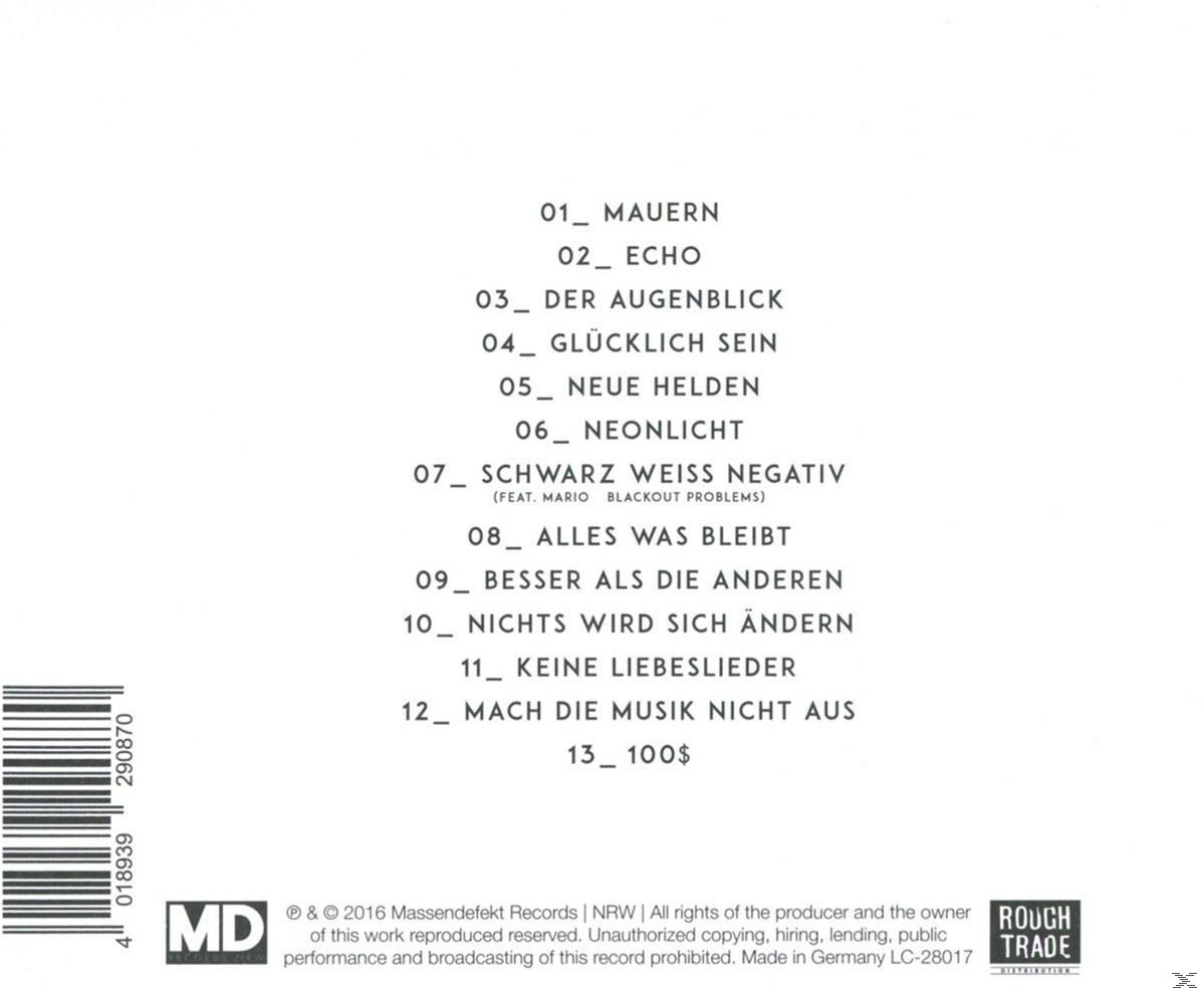Rückseite der CD-Hülle. Text mit Songtiteln und Künstlerinformationen. Weißer Hintergrund.