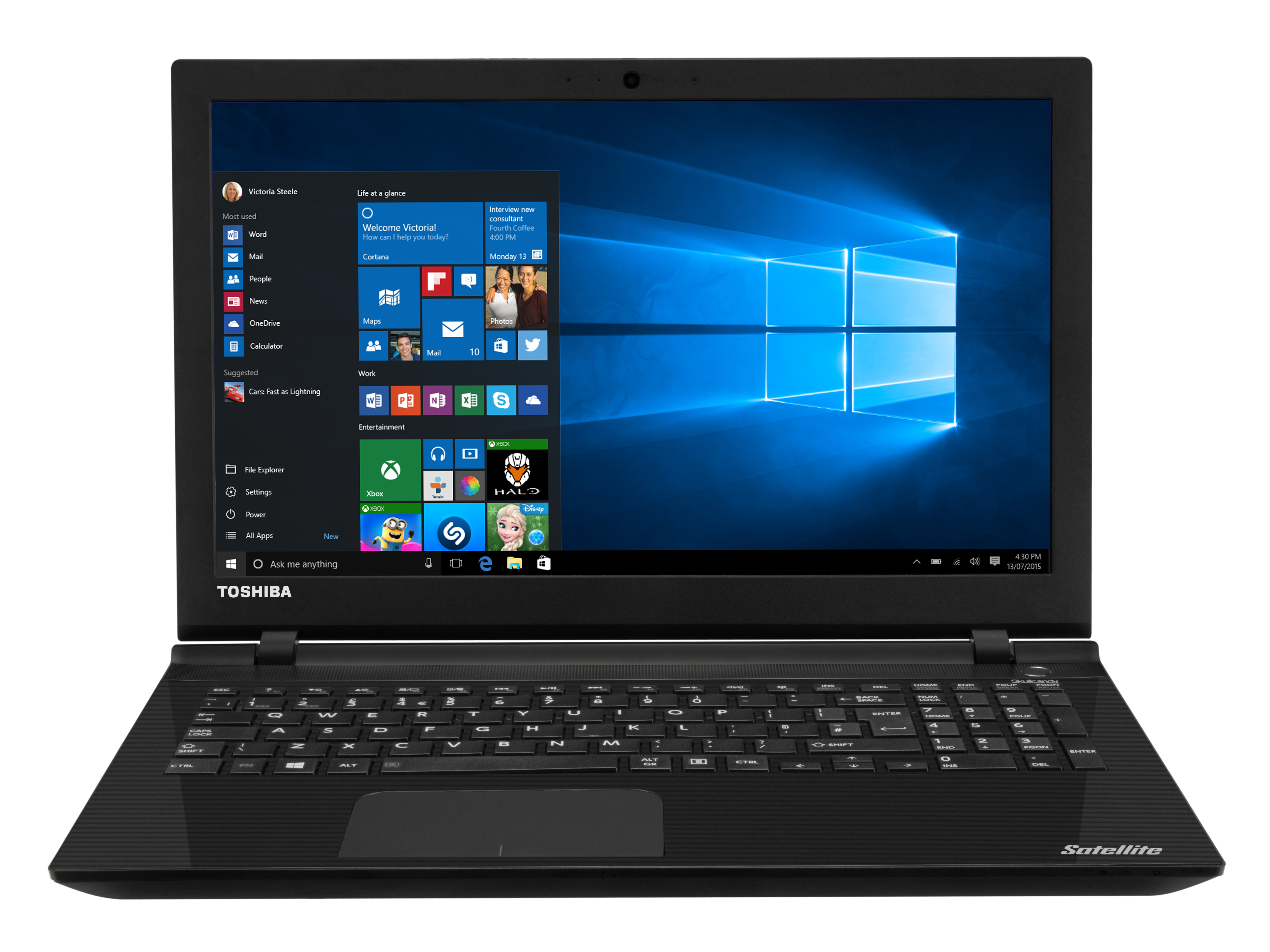 TOSHIBA Satellite L50-C-26R - 15,6 Zoll - Intel® Core™ i5 i5-6200U - 6 GB - 1 TB - Windows 10 Home (64 Bit)