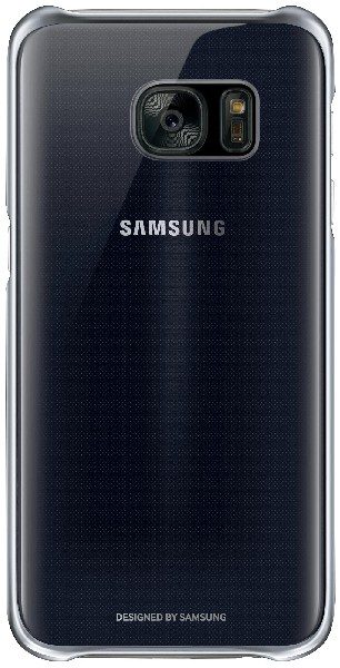 SAMSUNG SGS7 CLEAR COVER BLACK - Handyhülle (Passend für Modell: Samsung Galaxy S7)