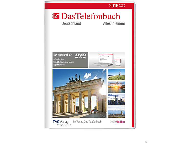 Das Telefonbuch. Deutschland Frühjahr/Sommer 2016 | [PC] auf DVD-ROM ...