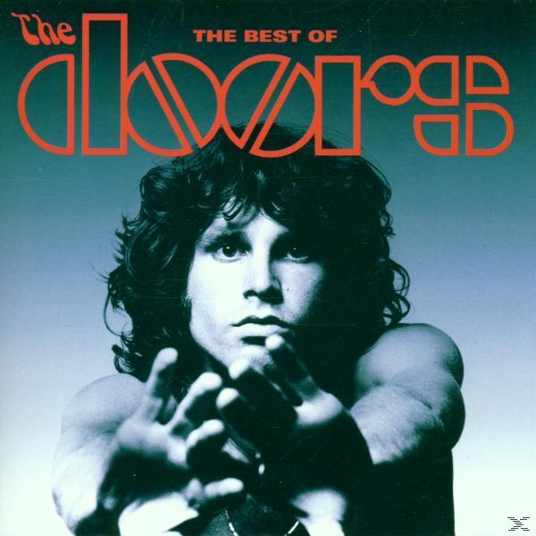 Albumcover mit Jim Morrison von The Doors. Der Titel ist 'The Best of The Doors'. Er hält die Hände aus.