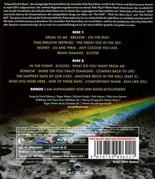 Rückseite eines Pink Floyd Tribute-Albums. Enthält eine Titelliste und Informationen über die Band.