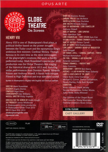 Rowan/McNeice/Duchene/Raison/H - Henry VIII - (DVD)