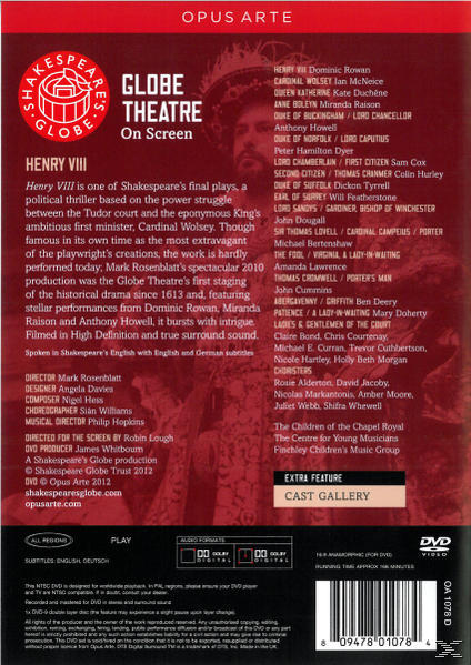 Rowan/McNeice/Duchene/Raison/H - Henry VIII  - (DVD)