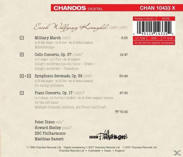 Shelley, Bamert/Dixon/Shelley/BBCP - Cellokonzert/Militärmarsch  - (CD)