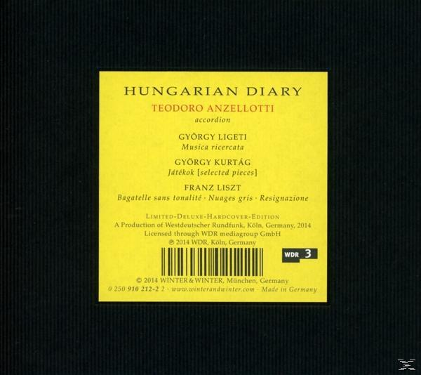 Anzellotti Teodoro - Hungarian Diary  - (CD)