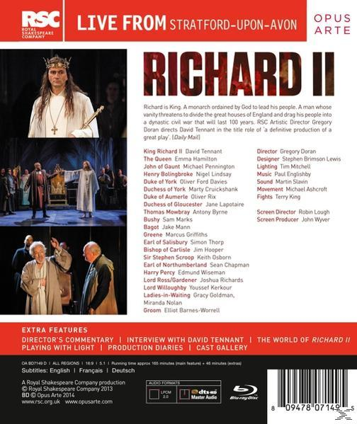 - - Company Shakespeare Shakespeare Royal Richard - (Blu-ray) II