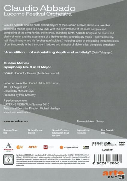 Claudio Abbado, Lucerne Festival - Orchestra 9 Symphonie Nr. (DVD) 