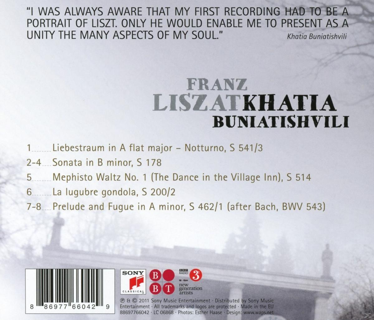 CD tok hátulja. Szöveg Liszt Ferencről és zenéjéről. Tartalmazza a számlistát és a logót.