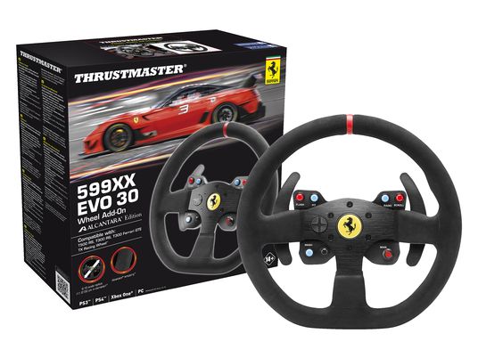 THRUSTMASTER XONE/PS4 FERRARI F599XX EVO 30 - Ferrari EVO 30 Wheel Add-On Alcantara Edition (Schwarz)