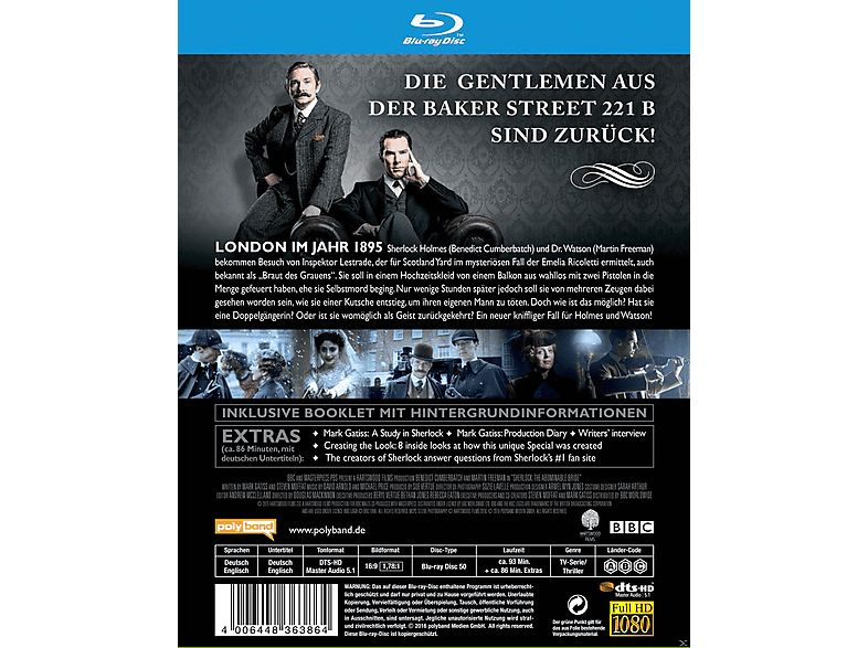 Thumbnail - Sherlock - Die Braut des Grauens Blu-ray