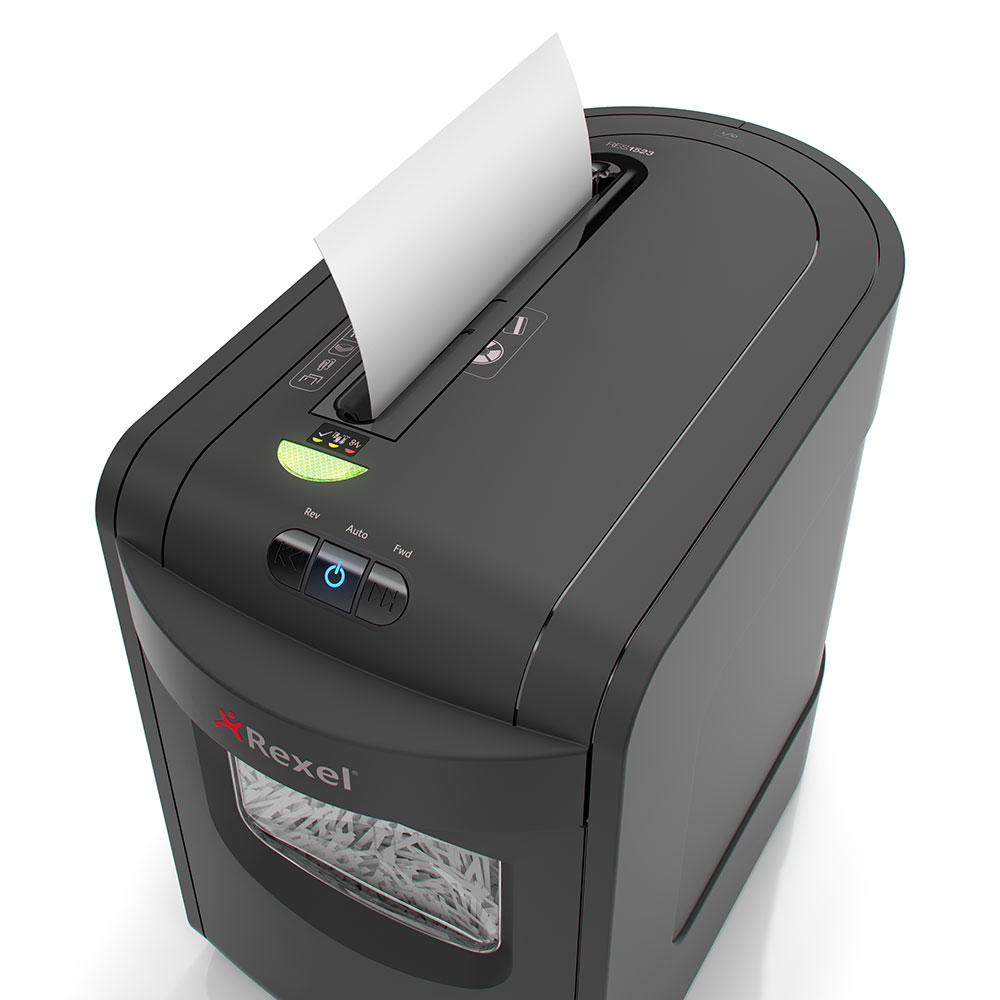 REXEL Mercury RES1523 Aktenvernichter, Schwarz