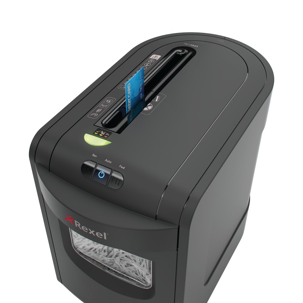 REXEL Mercury RES1523 Aktenvernichter, Schwarz