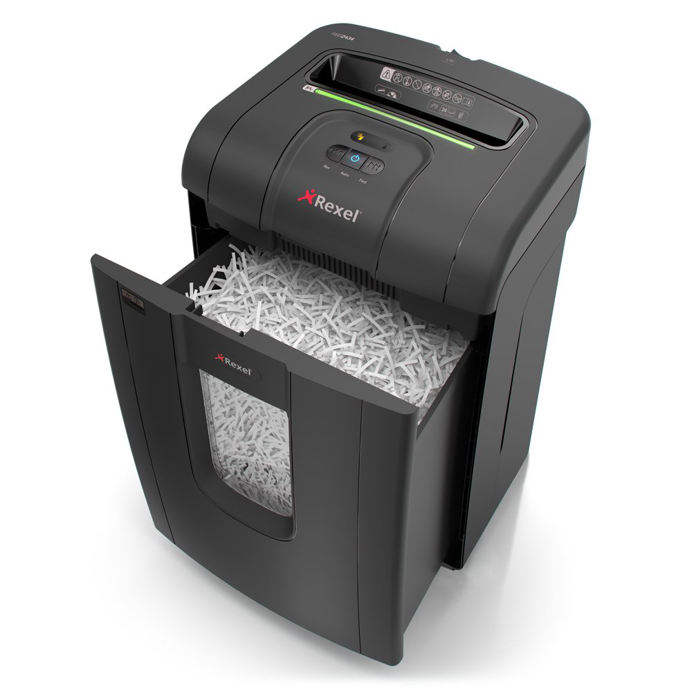 REXEL Mercury RSS2434 Aktenvernichter, schwarz