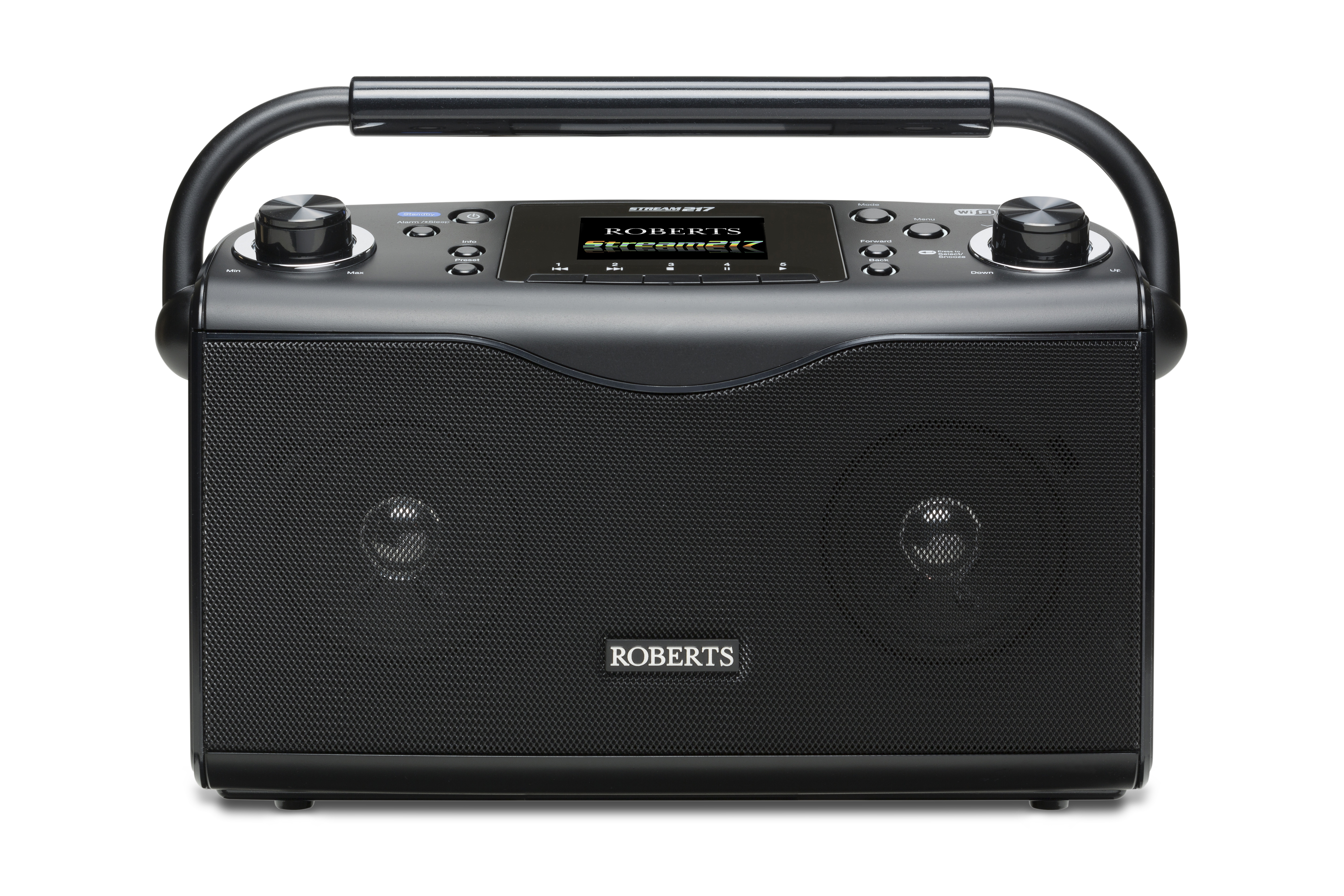 ROBERTS stream217 Internetradio, Digital Radio, DAB+, DAB, Internet Radio, Schwarz