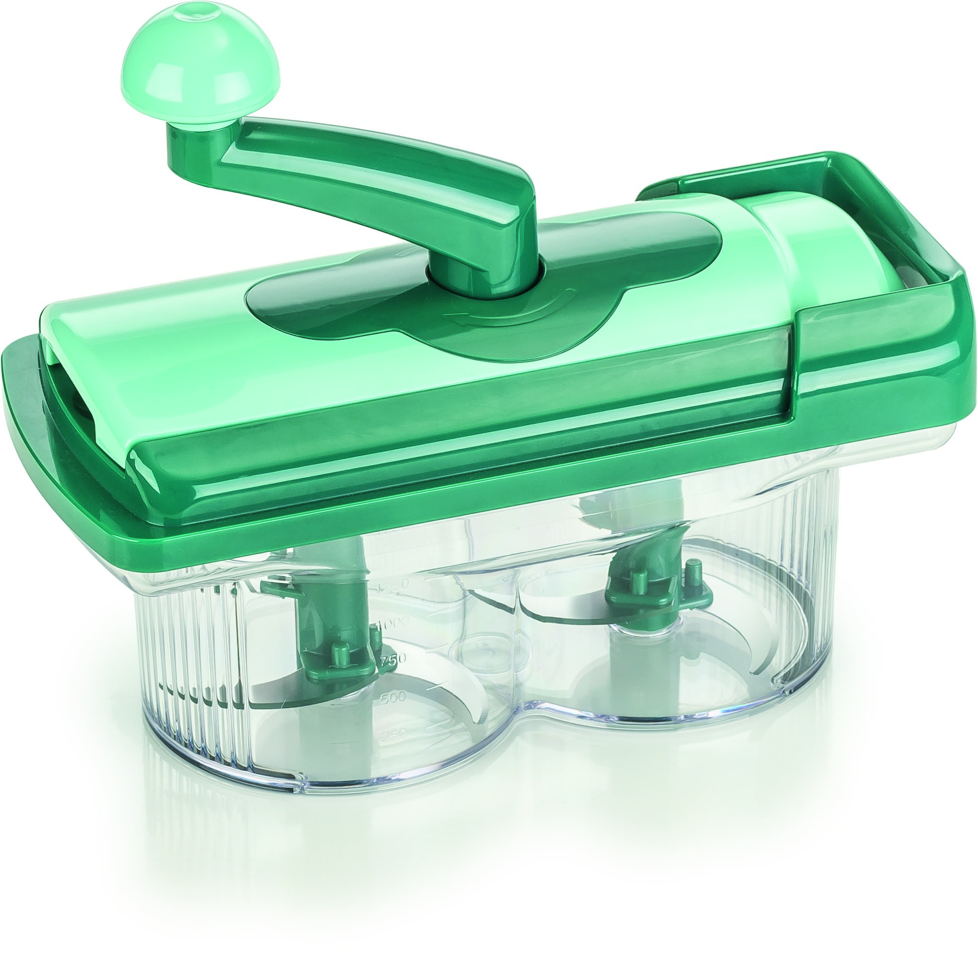 GENIUS 33721 Nicer Twist 7-tlg. Hobel-Set Dunkelgrün/Transparent